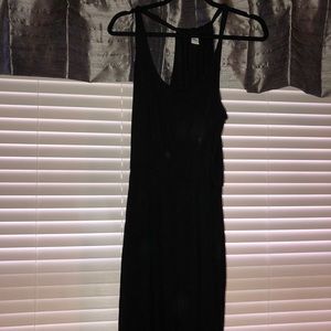 Black maxi dress